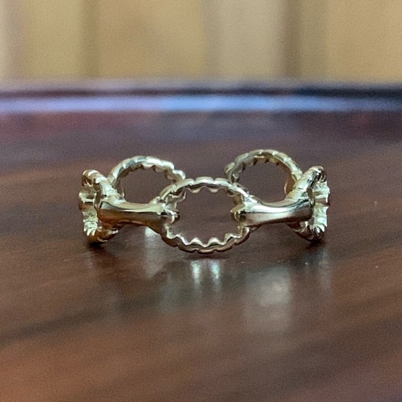 Jewelry - 18K Gold Plated Titanium Steel Chain Link Ring